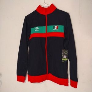 Mexico Umbro Zip Up (No Hoodie) High Neck Size Small